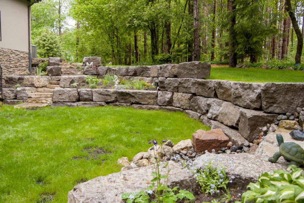 Armor Stone & Retaining Walls – Nature's Green Landscaping